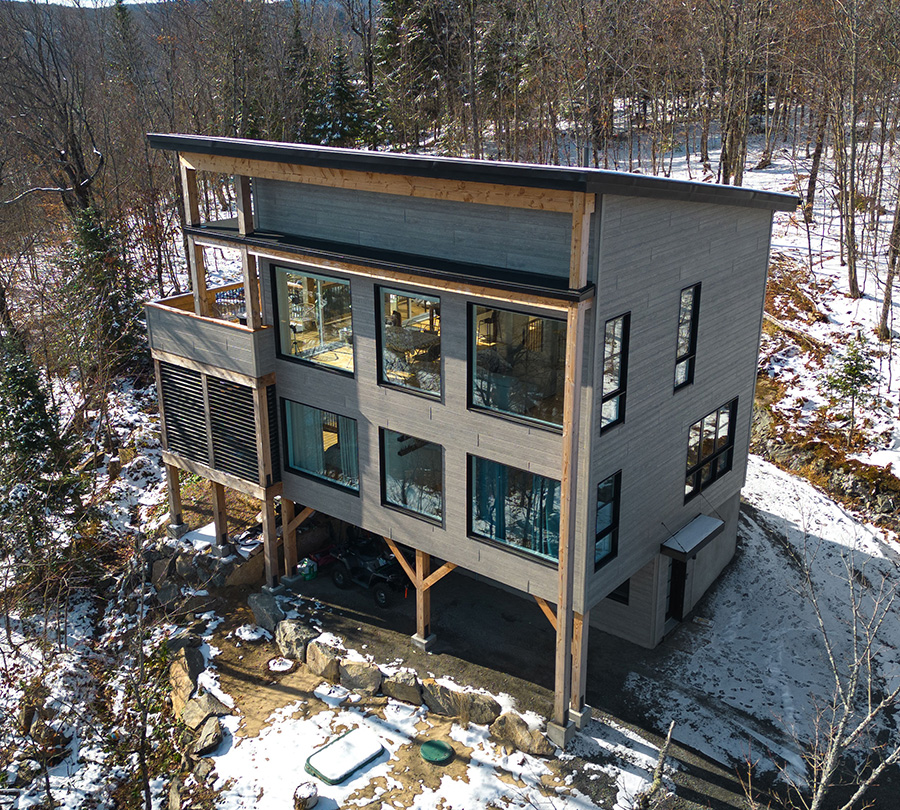Aménagement extérieur / Véranda - Quadra Construction