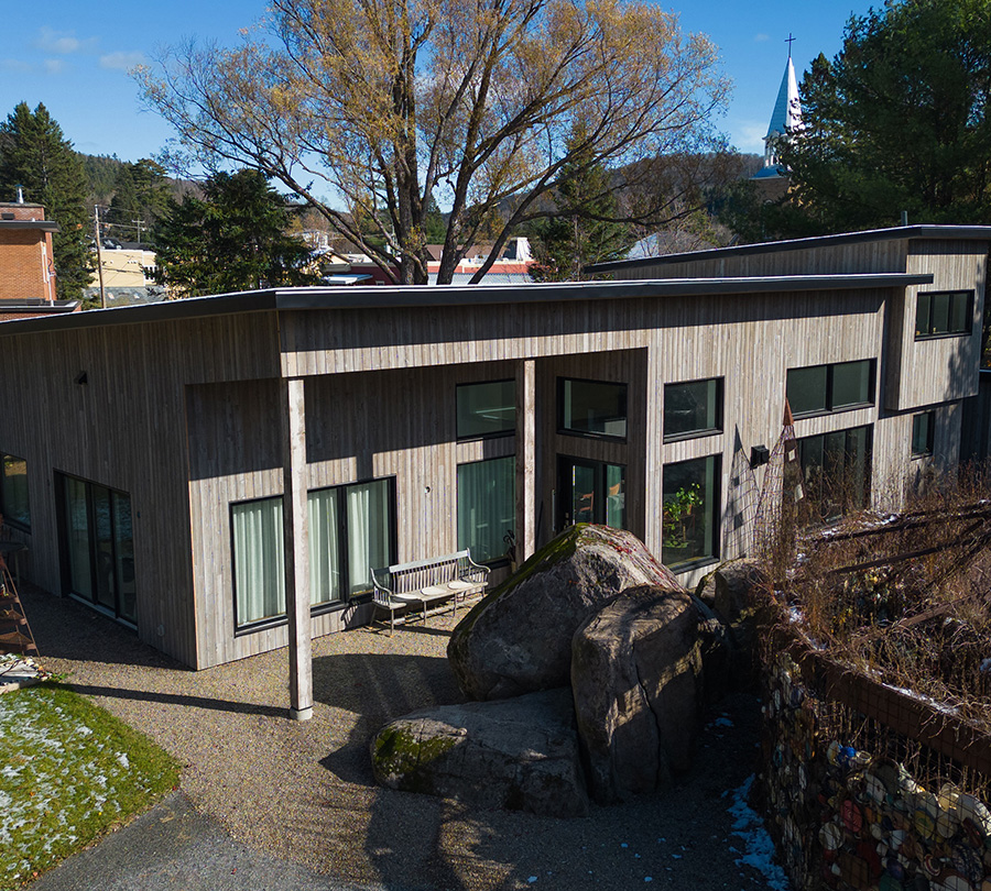 Aménagement extérieur / Véranda - Quadra Construction