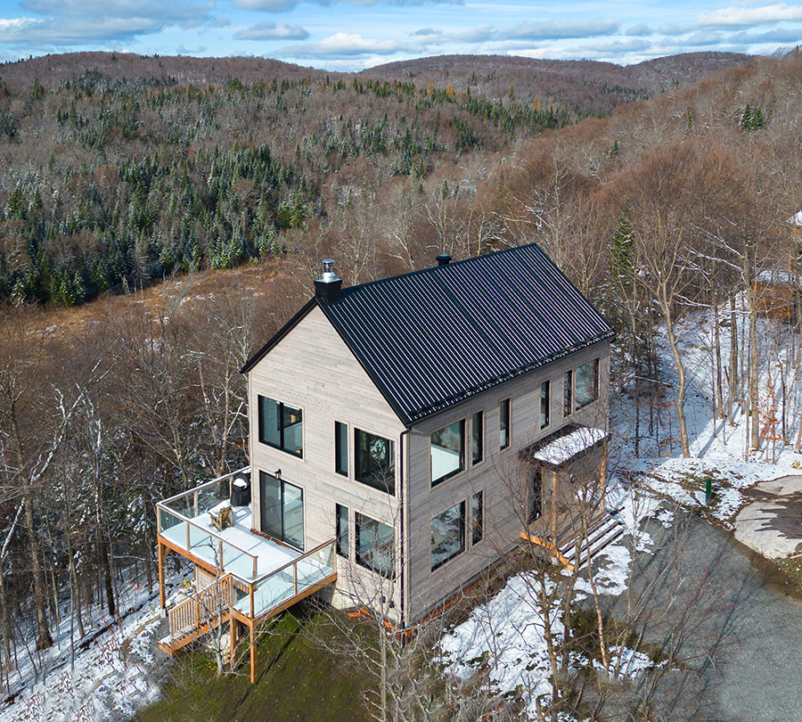 Aménagement extérieur / Véranda - Quadra Construction